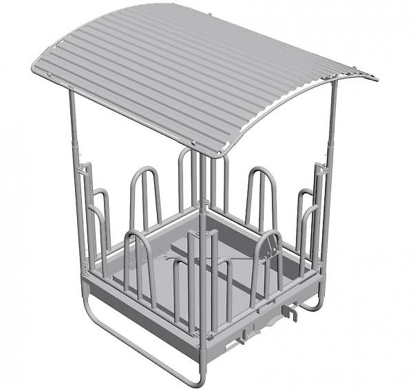 Klesberg Futterraufe für Rinder und Pferde - 8 Plätze